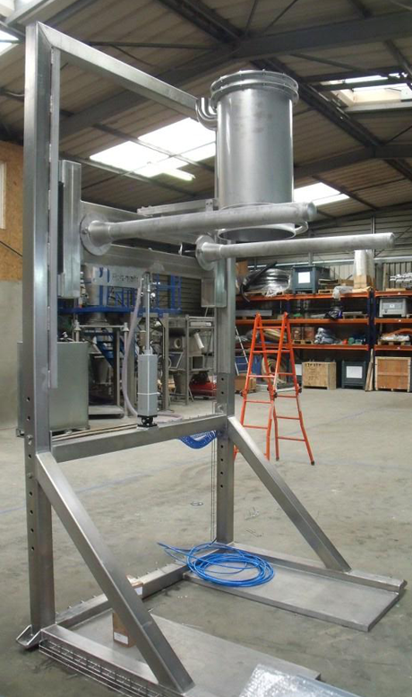 bulk bag packing bulk powder treatment flowmatic02