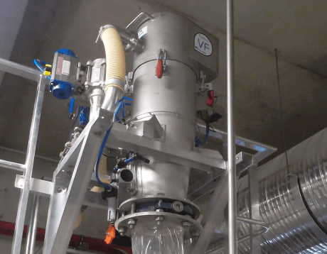 bulk powder pneumatic conveyor palamatic process