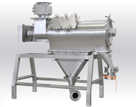 centrifugal sieve on conveying line bulk handling