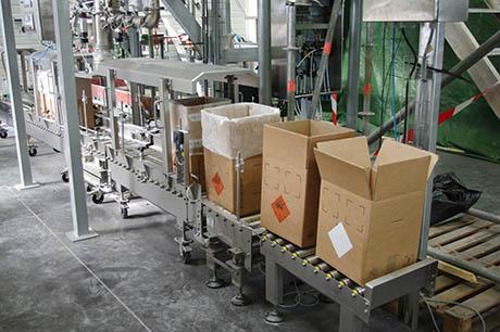 Conditionnement en cartons 