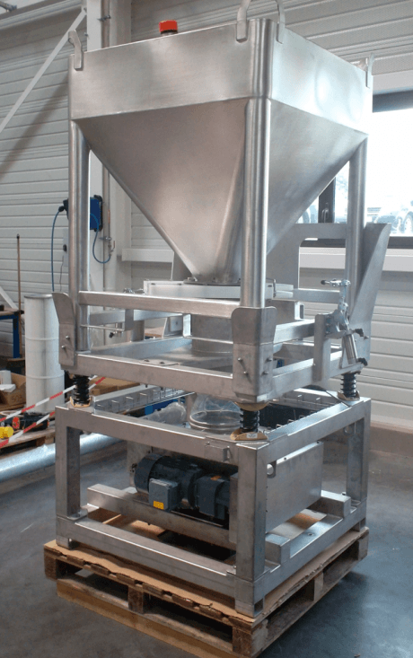 container unloader ibcflow palamatic process bulk handling atex
