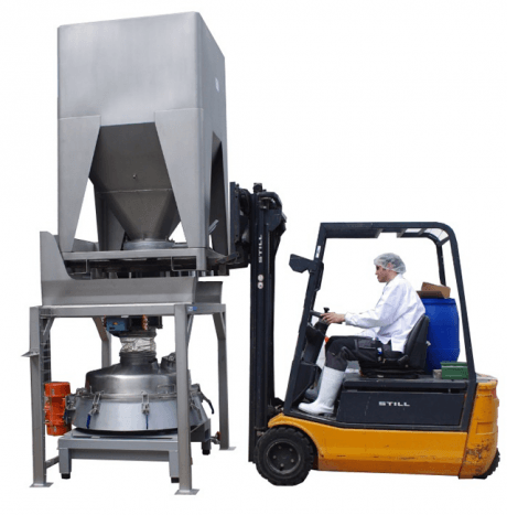 Vidange conteneurcontainer unloader ibcflow palamatic process bulk handling