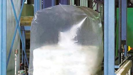 covering-of-the-bulk-bag.jpg Bulk bag filling system - Covering of the bag