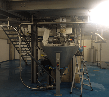 dense phase vacuum pneumatic conveying