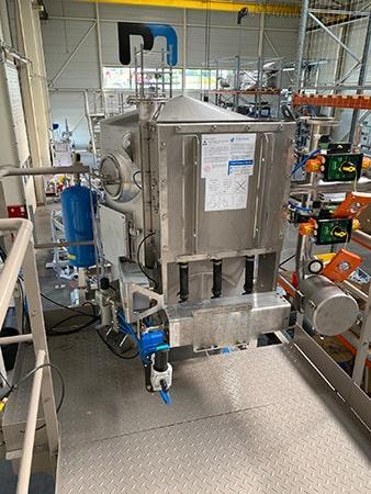 Dilute phase cyclofilter with pneumatic transport Palamatic