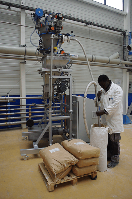 dosing skid pneumatic conveying seeds palamatic process