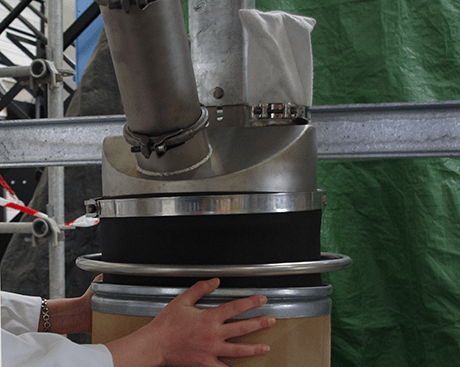 Drum filling powder handling palamatic process