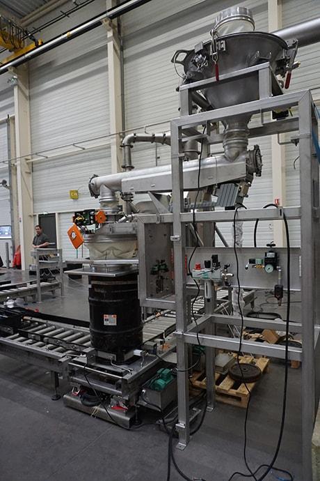 Drum filling system 