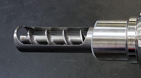 Screw sample for powders 