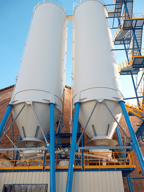 gel alumina storage silo