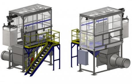 high rate fibc unloader bulk materials handling 