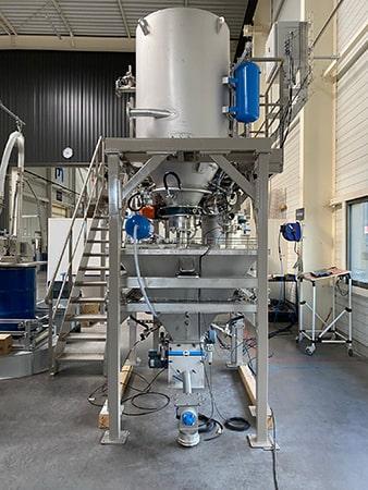 Hoog debiet cyclofilter op Palamatic systeem