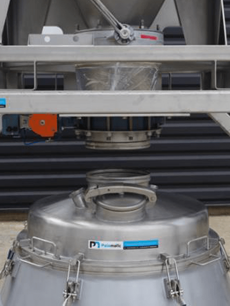 industrial container unloader food grade