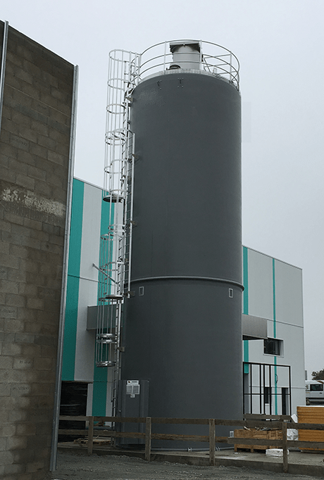 industrial storage silo sugar