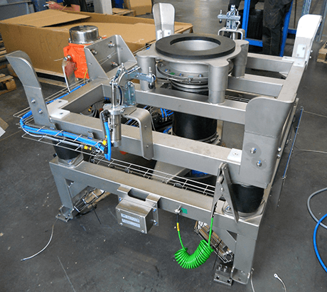 manual sack dumping methylate of sodium