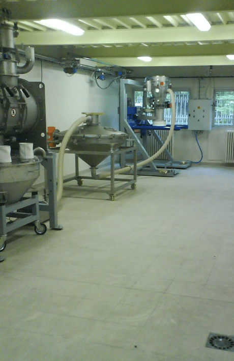 mixing line pneumatic conveying