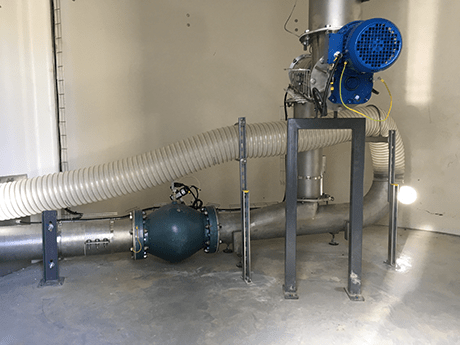 pinch valve pneumatic conveying