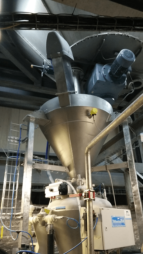 pressure pneumatic conveying