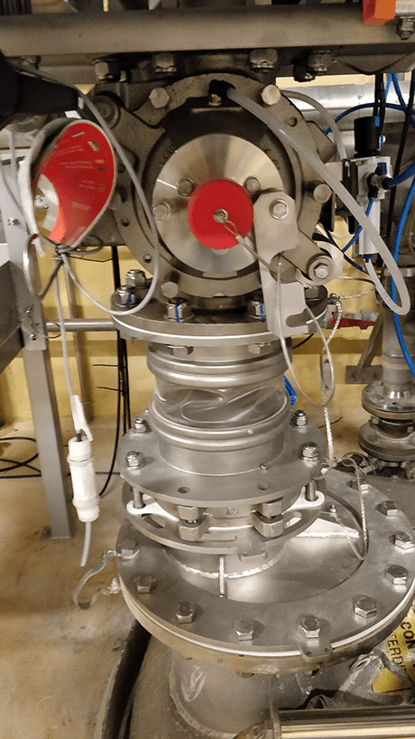 rotary valve big bag discharging station