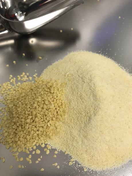 semolina size reduction