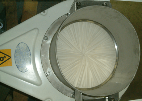 valve on big bag discharger