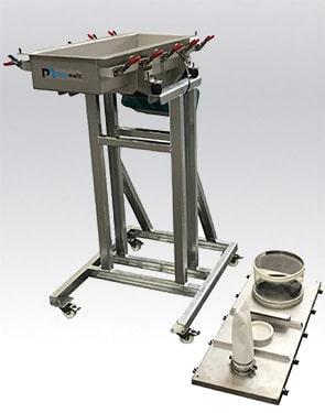 Vibrating feeder with removable cover