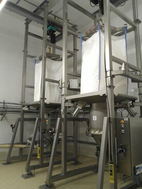 bulk bag unloader electrical powder handling