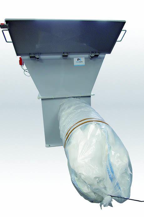 industrial compactor for empty big bags