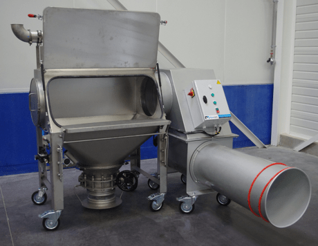 industrial compactor for empty sacks