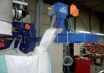FIBC filling system - Automatic release