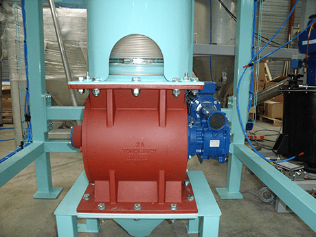 rotary valve bulk materials handling