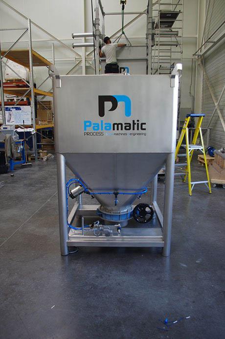 stainless steel container storage palamatic process