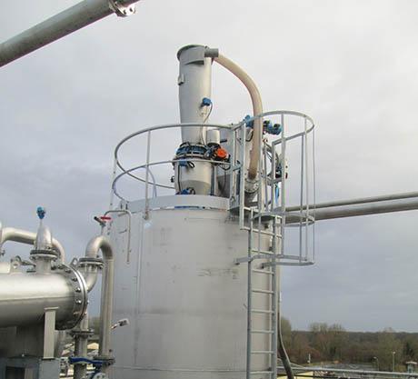 storage silo pneumatic conveying