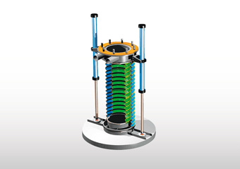 truck loading handle double bellows Truck loading double bellows