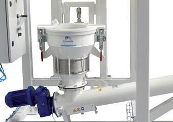 big bag discharging telecopic tube sealing with clamp 5 Big bag unloading - Bulk material and powder handling