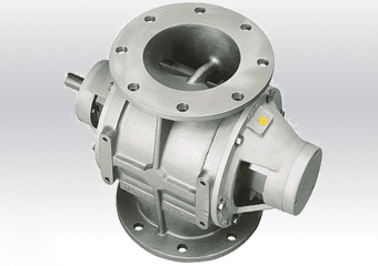 volumetric dosing rotary valve diverter granule Rotary valve for granulates - Bulk materials and powder handling