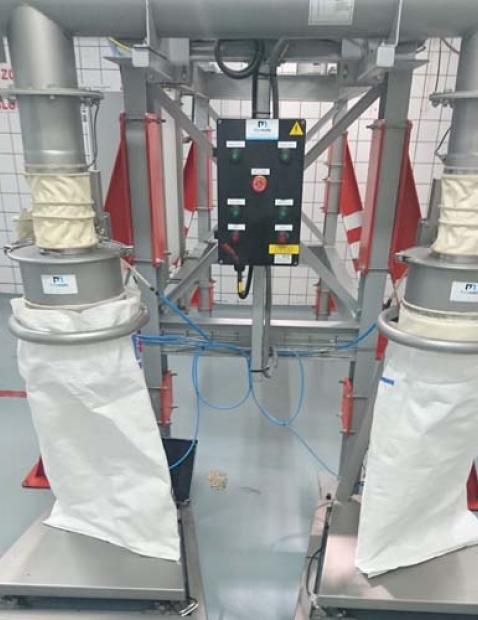 Sack filling system