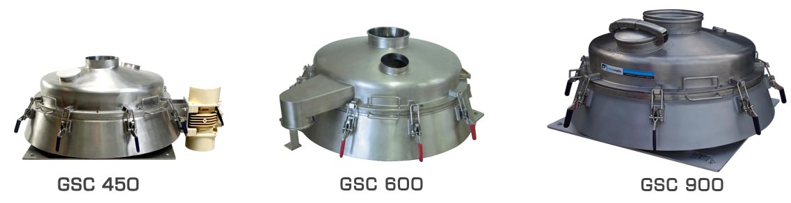 vibrating sieve range palamatic process