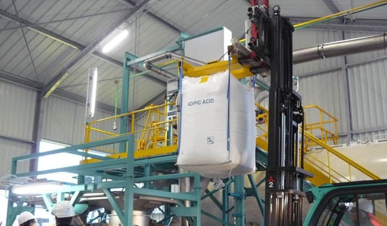 big bag discharging